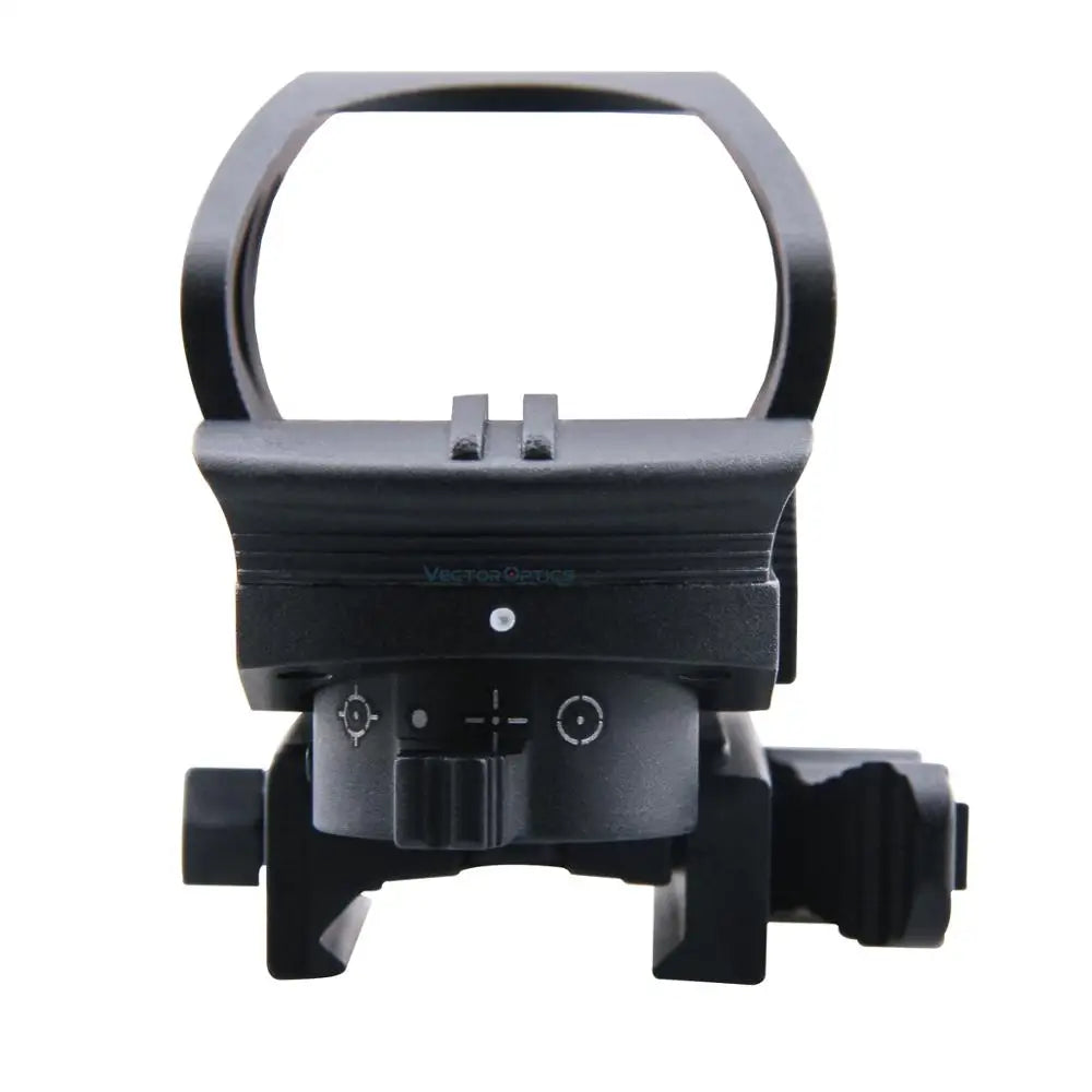 Vector Optics Gen2 Ratchet 1x23x34 Hunting Red Green Dot Scope 4 Reticle Open Sight with Picatinny Mount for AK 5.56 12ga .308