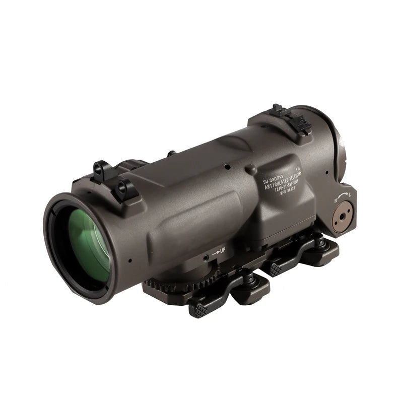 Tactical Rifle Scope 1x-4x Fixed Dual Purpose Scope Red illuminated Red Dot Sight for Rifle Hunting Shooting