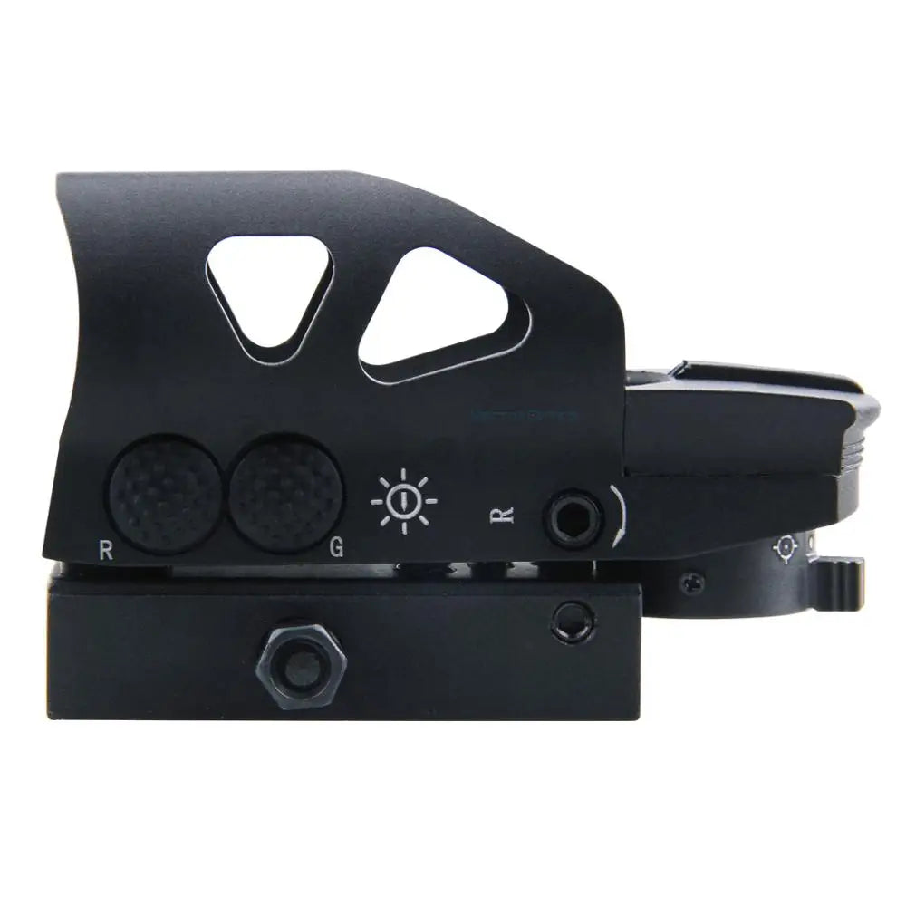 Vector Optics Gen2 Ratchet 1x23x34 Hunting Red Green Dot Scope 4 Reticle Open Sight with Picatinny Mount for AK 5.56 12ga .308