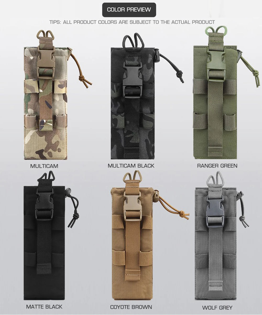 Military Radio Pouch Walkie-Talkie Bag for PRC 152 Drop-down Radio Tactical MOLLE Belt Hunting Vest Outdoor Tool Pouches
