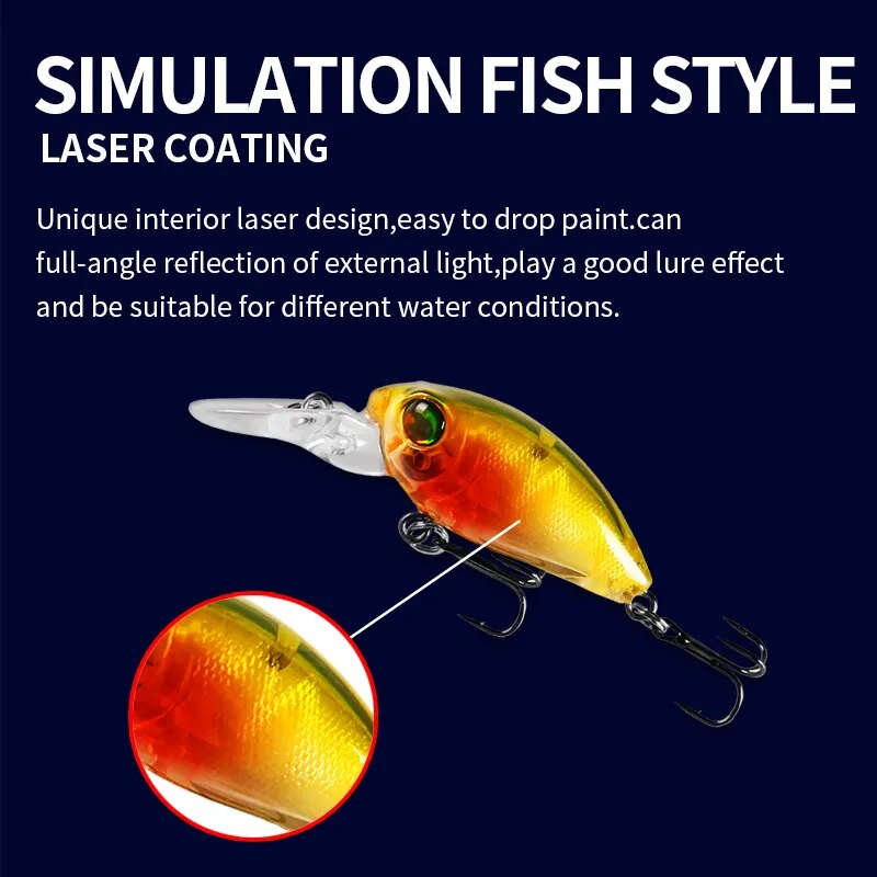 Bearking professional hot model A+ fishing lures, 15 colors for choose, minnow crank  32mm 2.7g,  fishing tackle hard bait