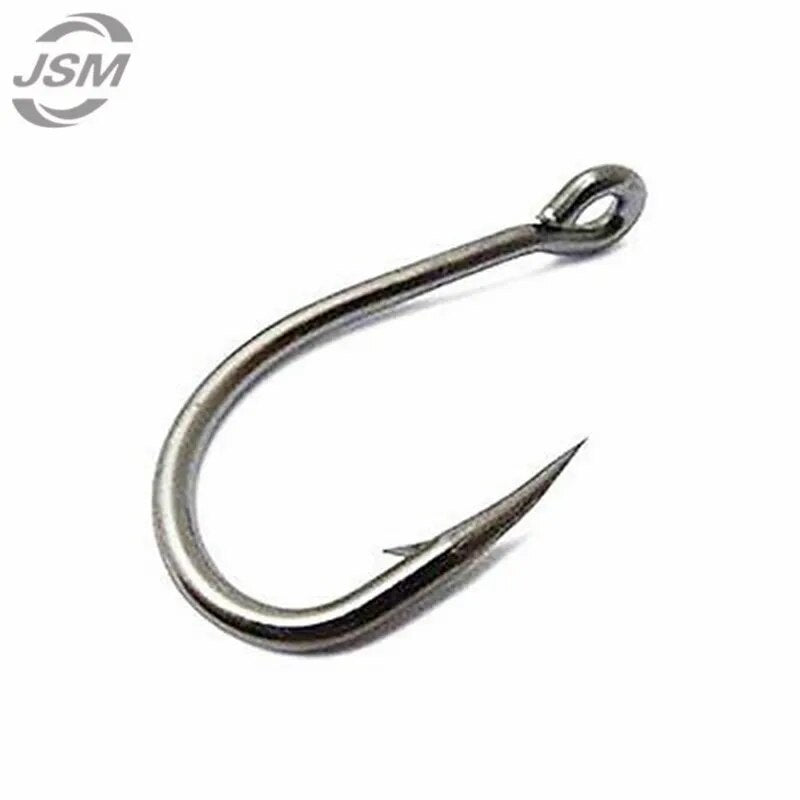 JSM 130pcs 9260 High Carbon Steel Fishing Hooks Saltwater Fishing Faultless O'shaughnessy Bait Fishhooks Set With Box