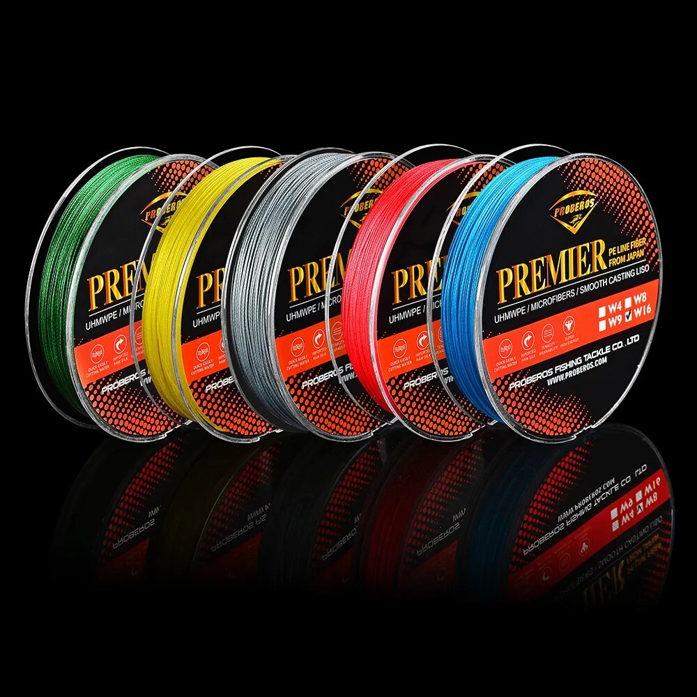 100M PRO BEROS PE Fishing Line 16 stands 16 Weaves Japan Braided Wire Available 40LB-100LB PE Braided Line