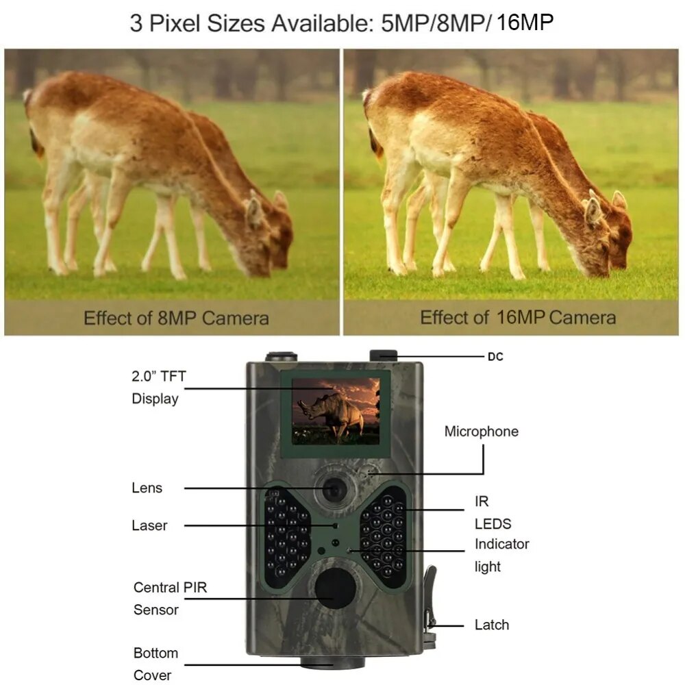 Cellular Hunting Trail Camera 16MP Photo Traps SMTP MMS GSM 1080P Night Vision HC330M Wildlife Wireless Cameras Surveillance