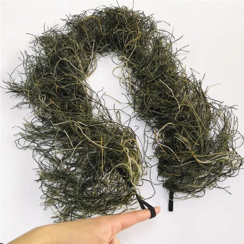 Grass Type Hunting Rifle Wrap Rope Ghillie Suits Gun Stuff Cover For Camouflage Yowie Sniper Paintball Hunt Clothing Parts