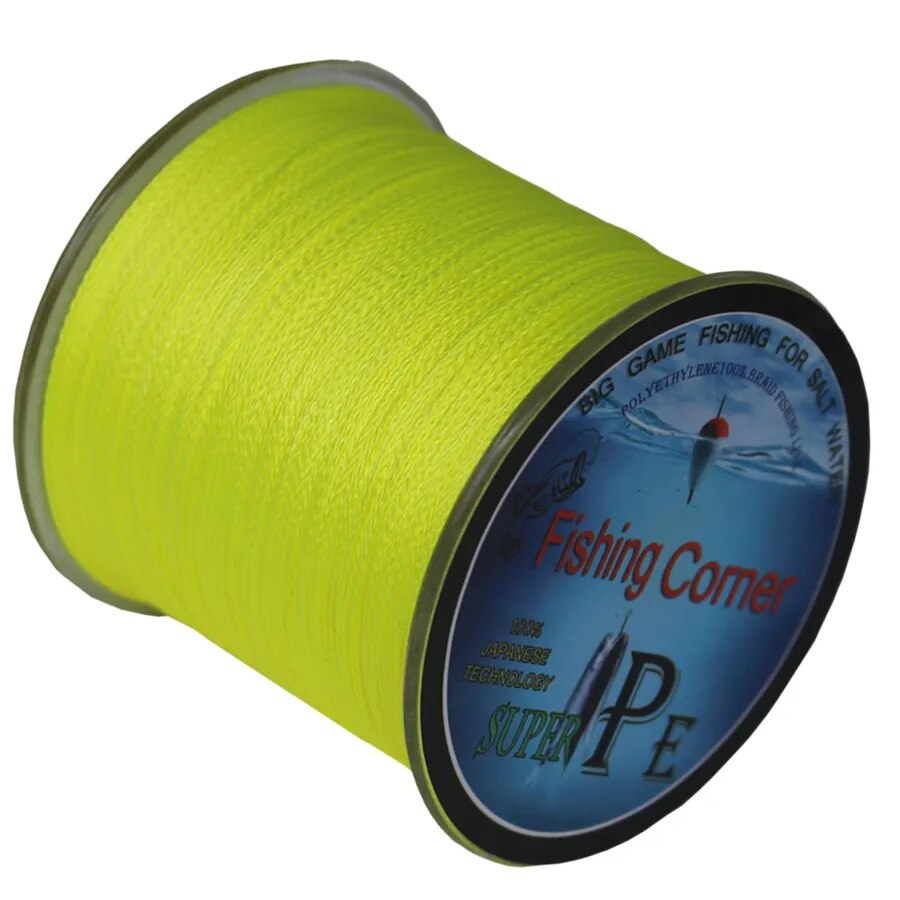 Braided fishing line 500m 4Strands Multi Color Super Strong Japan Multifilament PE braid line 10 20 30 40 60 80 100LB