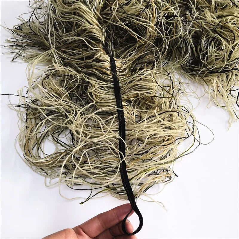 Grass Type Hunting Rifle Wrap Rope Ghillie Suits Gun Stuff Cover For Camouflage Yowie Sniper Paintball Hunt Clothing Parts