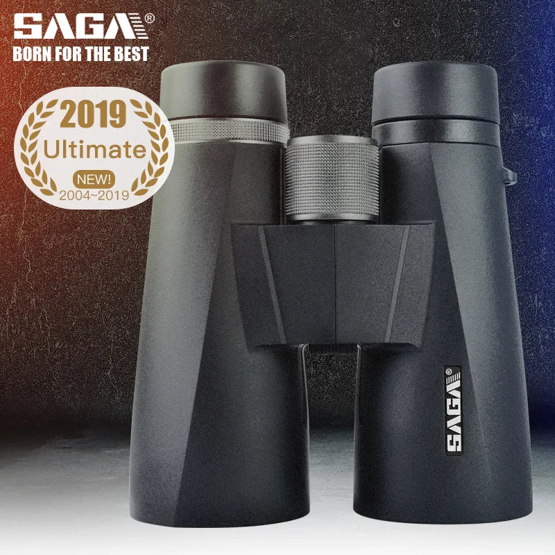 SAGA High Power Binoculars 8X 10X 12X56 Telescope Ultimate ED Lens for Tourism Camping Hunting Bird Watching Outdoor Tool