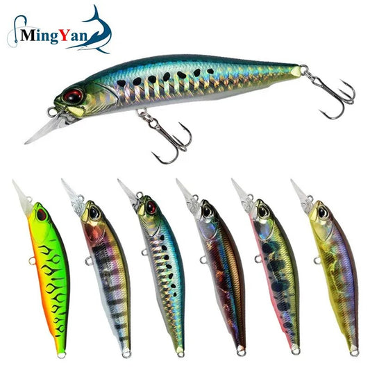 1PCS Suspending Minnow Fishing Lure 63MM/5G Wobblers Artificial Japanese Professional Hard Bait Winter Deep Sea Fishing Tackle