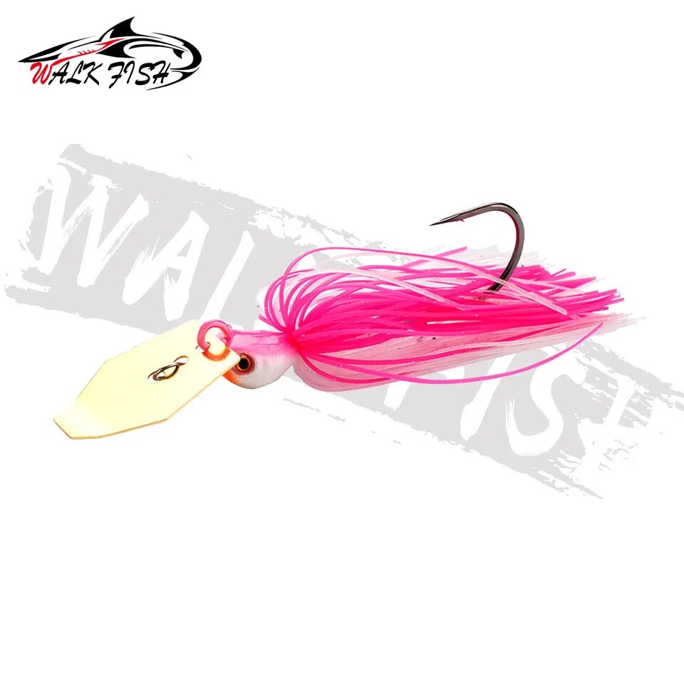 WALK FISH 14G/18G fishing lure Chatter bait spinner bait Blade Jig Dancer Buzzbait wobbler chatterbait for bass pike walleye