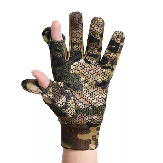 Outdoor Tactical Gloves Mountaineering Shooting Hunting Riding Full Finger Non-slip Mittens Can Touch Screen Winter Warm Gloves