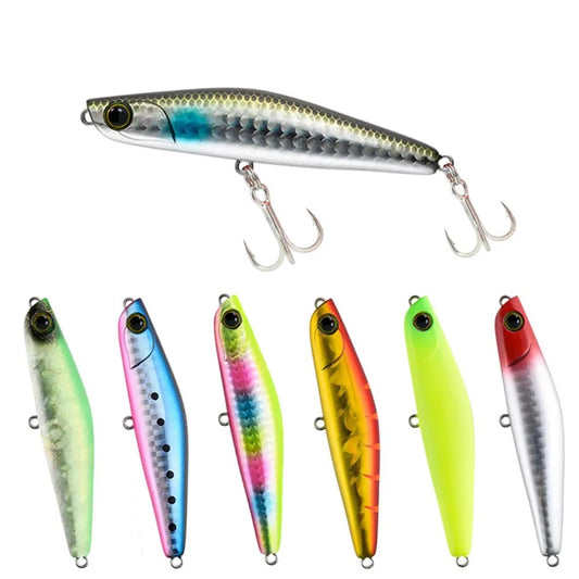 8cm 18g Fishing Lure Pencil Wobbler Yoichi 99 Super Long Cast Slow Sinking Jerkbait Artificial Hard Bait Ocean Fishing Bass Bait