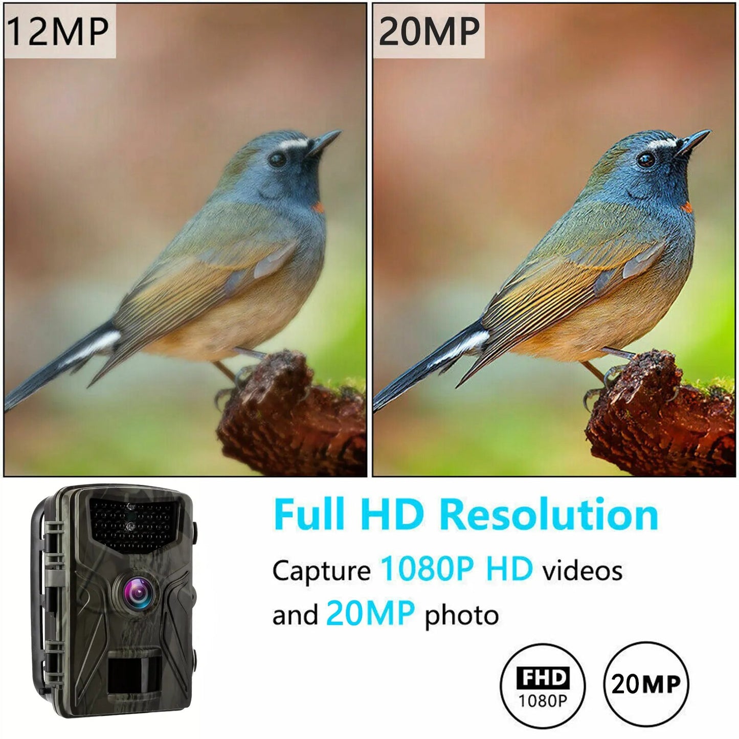 20MP 1080P Hunting Trail Camera Wildlife Tracking Surveillance HC804A Infrared Night Vision Wild Cameras Photo Traps