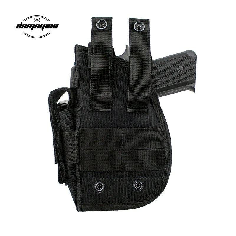 Universal Right Hand Tactical Gun Holster Hunting Belt Pistol Pouch for Pistol Beretta 92F Glock 17 18 19 All Hand Guns