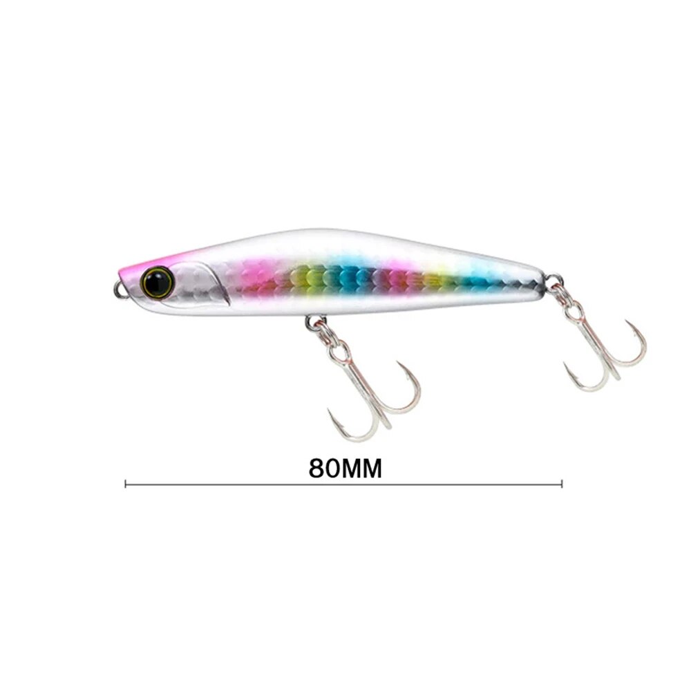 8cm 18g Fishing Lure Pencil Wobbler Yoichi 99 Super Long Cast Slow Sinking Jerkbait Artificial Hard Bait Ocean Fishing Bass Bait