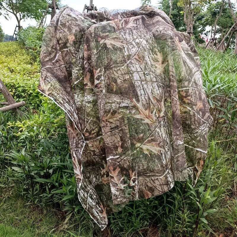 LOOGU Durable Camo Net Tourist Awning for Hunting Outdoor Garden Fence Mesh Shade Camping Military Camouflage Network Exterior