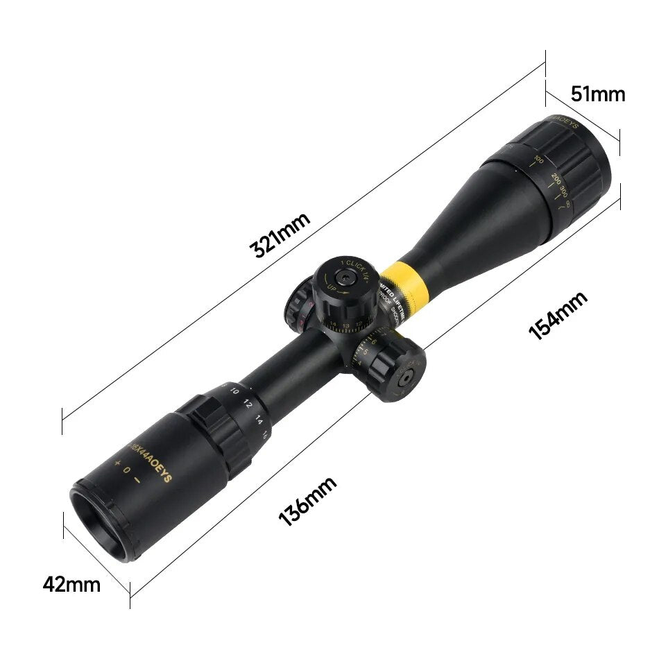 Tactical Competitive Hunting Reflection Telescope Red Green Reticle Outdoor Sport Optical Adjustable Telescope