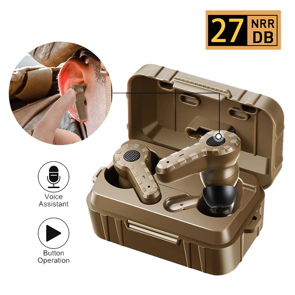 HOT! Earplugs Electronic Hearing protection Shooting Earmuff Ear protect Noise Reduction active hunting headphone