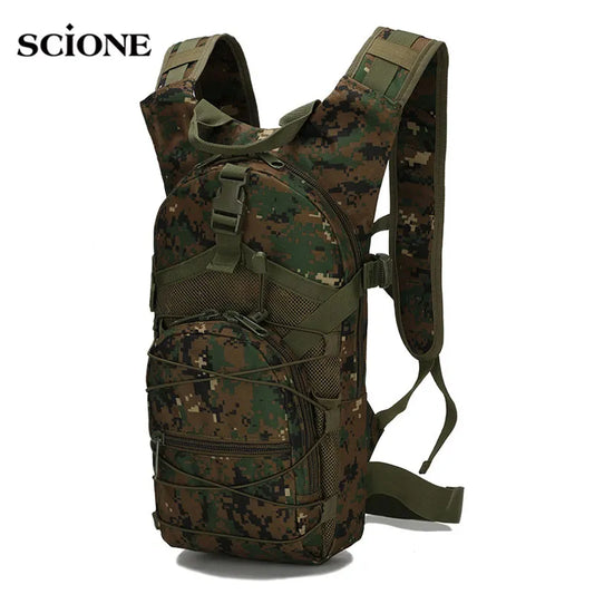 15L Molle Tactical Backpack 800D Oxford Military Hiking Bicycle Backpacks Outdoor Sports Cycling Climbing Camping Bag Army XA568