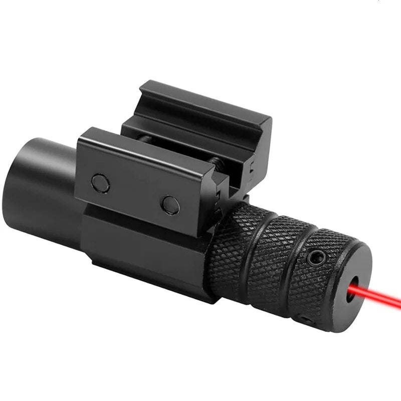 Tactical Red/Green Laser Pointer Sight Adjustable 11/20mm Picatinny Rail Gun Rifle Pistol Sight for Hunting