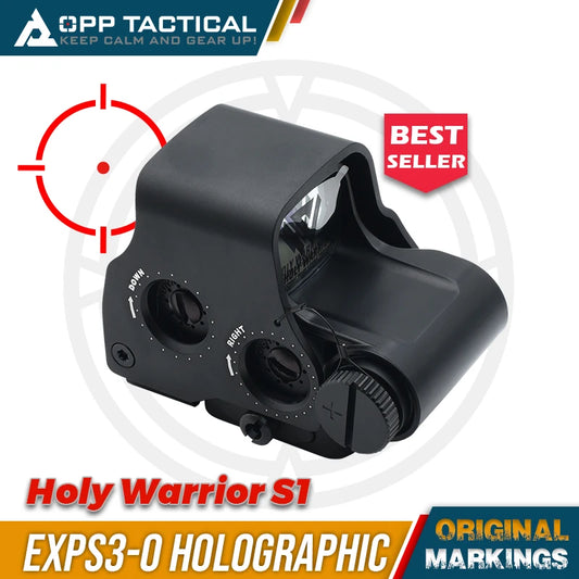 New 2023 Holy Warrior S1 EXPS-3-0 NV Function 558 Red Dot Sight Hunting Holographic Airsoft Sight with Full Original Markings