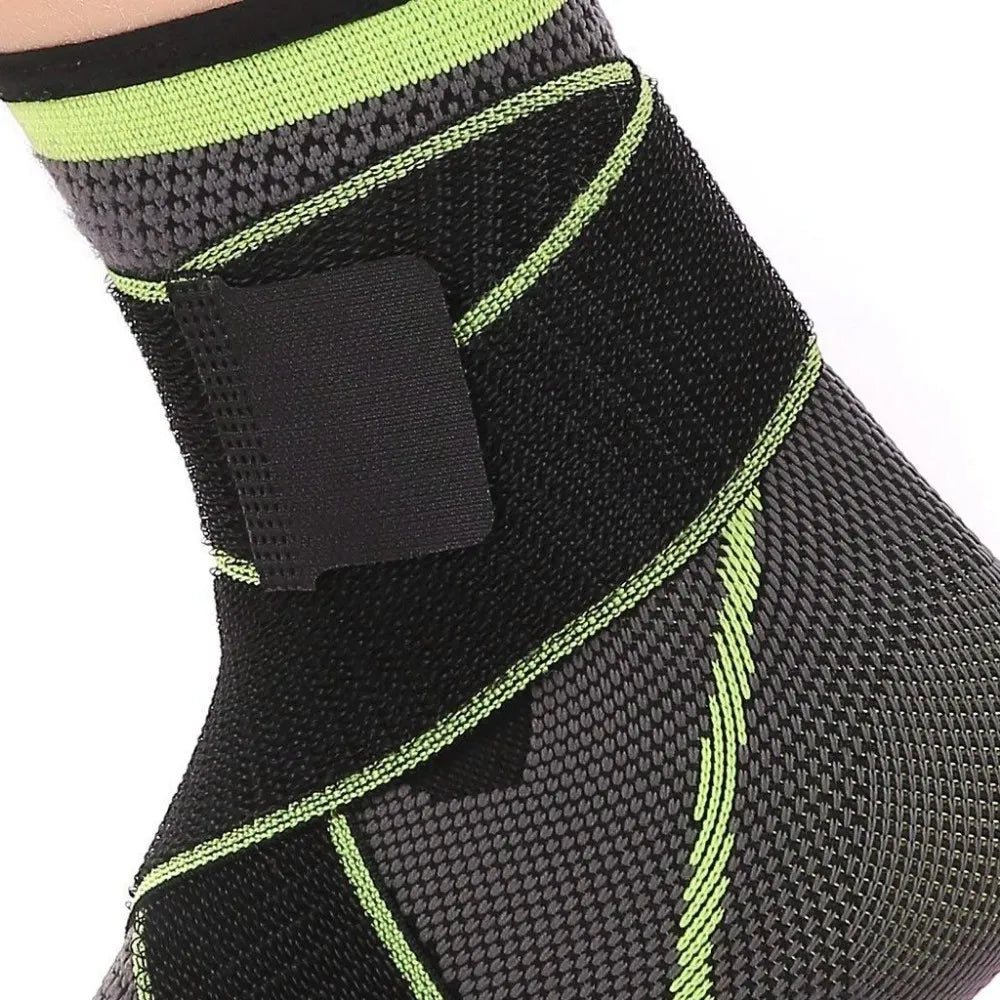 WorthWhile 1 PC Sports Ankle Brace Compression Strap Sleeves Support 3D Weave Elastic Bandage Foot Protective Gear Gym Fitness