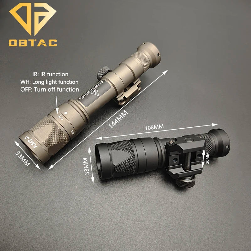 Sotac Surefir SF M600V M300V IR Lighting Scout Light Tactical LED Flashlight Hunting Rail Mount Weapon light for Outdoor Sports